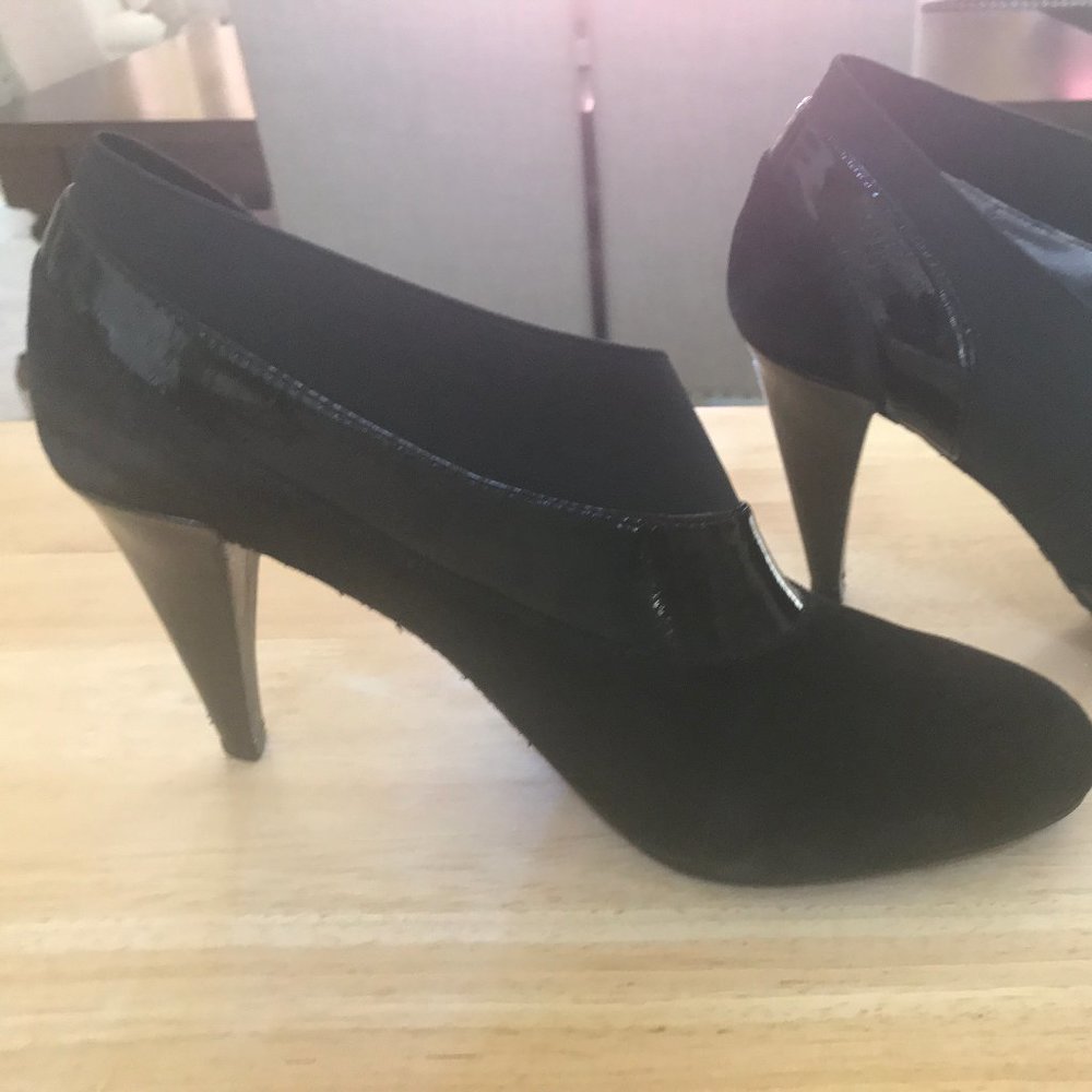Black Suede Bootie